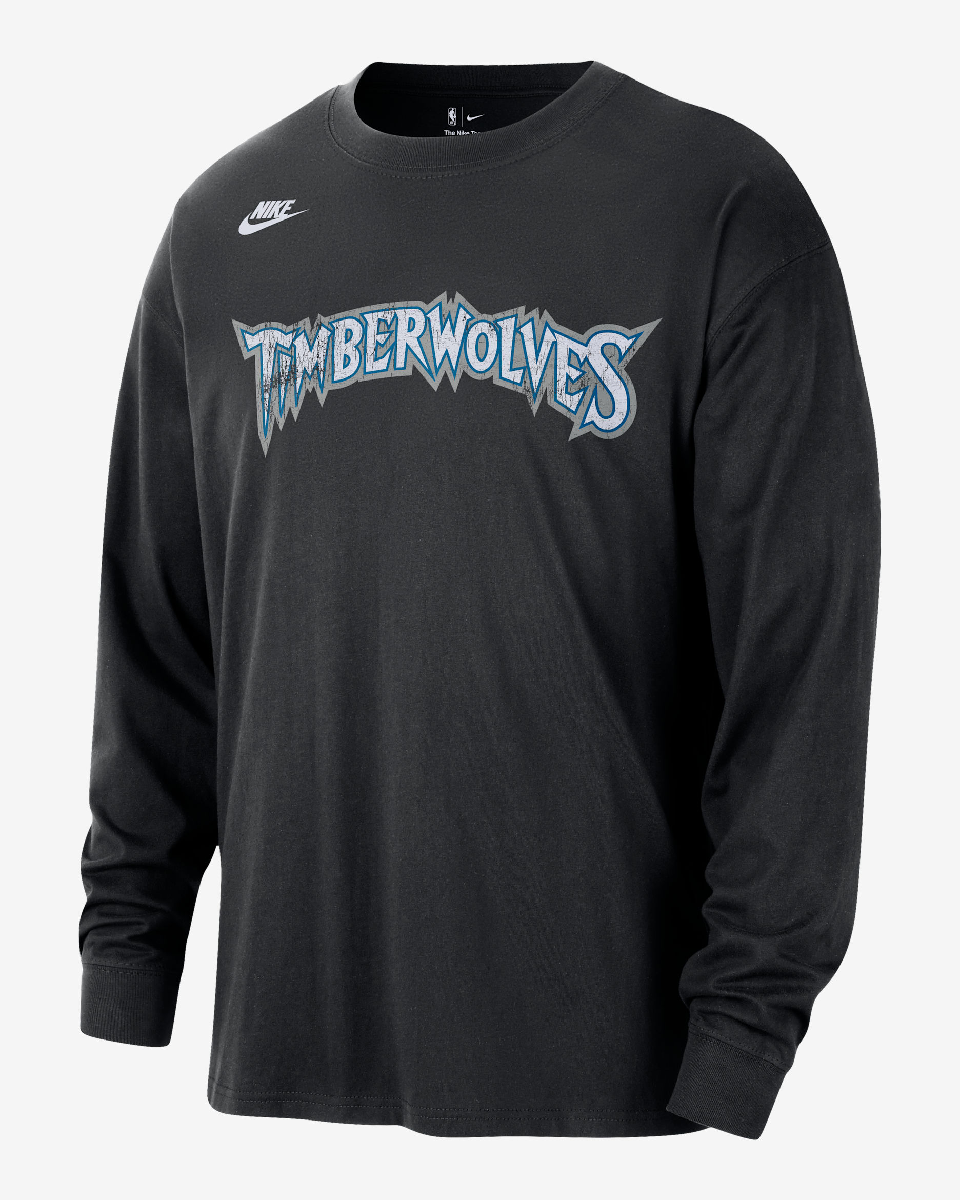 HARD WOOD CLASSICS × NBA / カットソー/--/--/BLK Minnesota Timberwolves Essentials Hardwood Classics Men's Nike NBA